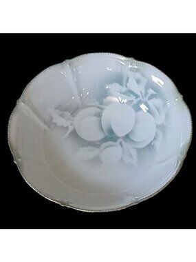 Rare Vintage Lustreware German Porcelain Fruit Bowl Muster Geschutzt Germany